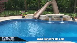 Vinyl liner swimming pool installation project Sycamore IL [upl. by Ellerahs]