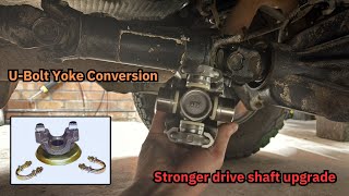 Jeep TJ Drivetrain Upgrade Dana 44 UBolt Yoke amp Universal Joint Installation [upl. by Olyhs]