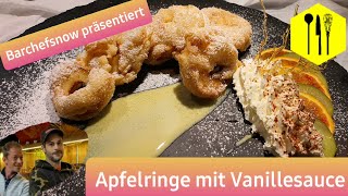 Apfelringe mit Vanillesauce [upl. by Ramburt]