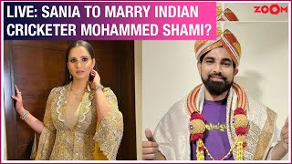 LIVE Sania Mirza to MARRY Indian cricketer Mohammed Shami [upl. by Leidag]