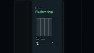 Flexbox gap in css shorts [upl. by Ellene]