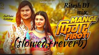 manga figure firoti slowed  reverb Amit saini Rohtakiya new song mix Ritesh DJ official audio [upl. by Aizek]