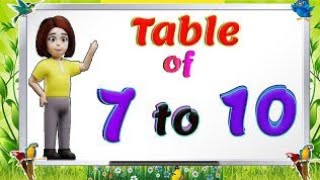 Table Rhymes  Table Song  Number Song  7 Times Table 8 Times Table tables CoComelon [upl. by Rimisac]