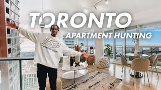 Downtown Toronto Apartment Hunting Under 4000  touring 5 apartments  tips locations prices [upl. by Annad]