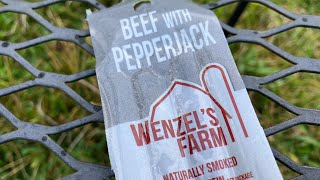 Wenzel’s Farm Beef with Pepperjack sticks taste test review [upl. by Atin269]