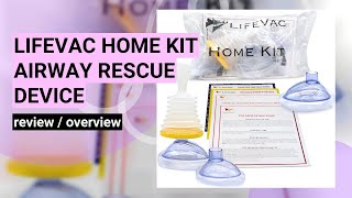 LifeVac Home Kit Review Essential First Aid Device for Airway Emergencies [upl. by Ahsenik]