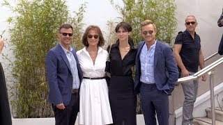 Jeremie Renier Marine Vacth Jacqueline Bisset and more at L’Amant Double photocall in Cannes [upl. by Payne]