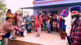 Lohri festival Ladies folk dance at Sanjha ghar Punjab [upl. by Naanac160]