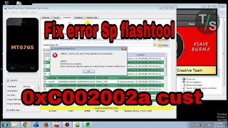 Fix sp flashtool error status sec img type mismatch 0xC002002a cust [upl. by Lenahtan]