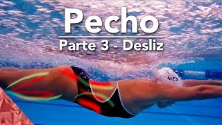 Como nadar estilo pecho  braza Parte 3 deslizamineto [upl. by Olraced]