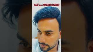 Best hair patch service and replacement in Delhi Ncr vjhairstudio hairwigstudio hairtranplant [upl. by Ocsecnarf]