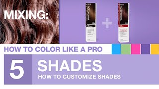 Chapter 5 Mixing Hair Color Shades for a Customized Look [upl. by Rahm]