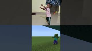 Vidhyuth VS minecraft zombie😂 minecraft [upl. by Husain]