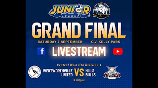 TOTAL FITOUTS Central West U16 Div 1 Grand Final 2024 Wentworthville United Vs Hills District Bulls [upl. by Scotti]