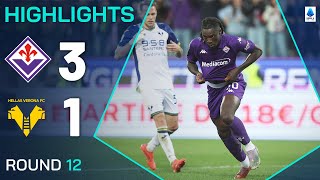 FIORENTINAVERONA 31  HIGHLIGHTS  Kean hattrick for the Viola  Serie A 202425 [upl. by Siuqcram97]