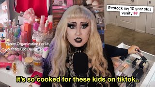 ‘Restocking My Kid’s Vanity’ on TikTok is Pure INSANITY [upl. by Eimma]