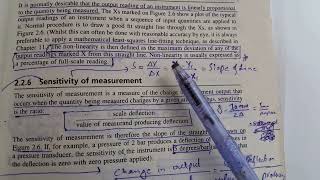 Instrumentation and Measurements  Sensitivity of measurement [upl. by Emerick]