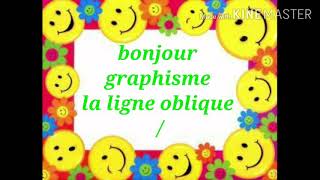 graphisme  ligne oblique La grande section [upl. by Ahseenyt]