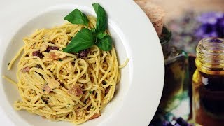 Spaghetti Carbonara nach Hanumas Art [upl. by Killarney]