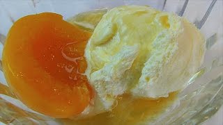 Bettys Brandied Peaches with Vanilla Ice Cream [upl. by Arikaahs]