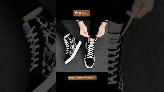 New Mens Sports Shoes Casual Board Shoes High Top Shoes Only ₱31549 babyzsonlineshoppe buynow [upl. by Adnohsak354]