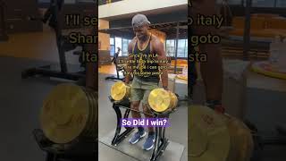 I completed the Golds Gym 330 pound gold dumbbell challenge shorts [upl. by Yoshiko]