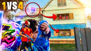 FIZ JOGADAS EXTRAORDINÁRIAS COM O NOVO PORTAL SOLO VS SQUAD FREE FIRE MOBILE [upl. by Shirleen]