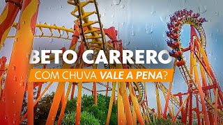 BETO CARRERO WOLRD  Vale a pena com chuva 🌧 MAIOR parque de diversão do Brasil  SANTA CARARINA [upl. by Anaed879]