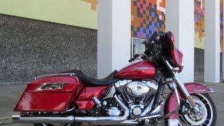 Used 2012 Harley Davidson Street Glide FLHX Motorcycle For Sale [upl. by Lessirg476]