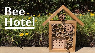 How To Make A Bee Hotel [upl. by Arnoldo]