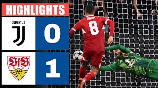 JuventusVfB Stuttgart 0  1  HIGHLIGHTS  UEFA Champions League 202425 [upl. by Hgieliak]