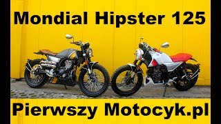 Mondial Hipster 125 Pierwszy Motocykl HPS Prezentacja [upl. by Shanks]