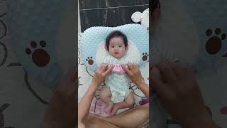 Xing Xing plays with Daddy neonatal newborn newbornbaby babycare chubbyBaby baby cutebaby [upl. by Hcab]