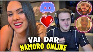 VAI DAR NAMORO online NO DISCORD COM EMILY GARCIA E JONVLOGS [upl. by Braun564]