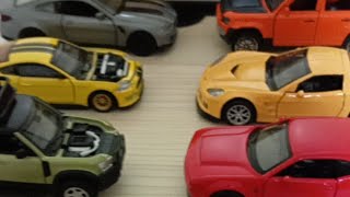 ASMR Diecast car Model collection with hotwheels toy cars thank you for watching [upl. by Kcirrem799]