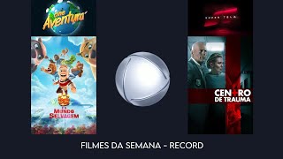 Filmes da Semana Record  28092024 [upl. by Proulx]