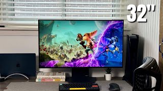 LGs 4K 240HZ OLED Monitor – 1 Month Later Worth Buying 32GS95UE [upl. by Icats]