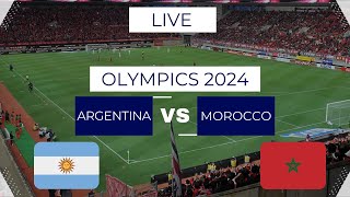 Argentina vs Morocco  Live Stream  Olympics 2024 [upl. by Burdett]