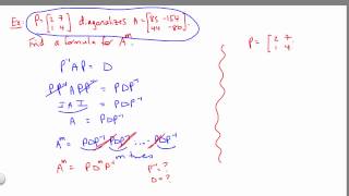 Powers of a Matrix and Diagonalization [upl. by Bethina968]