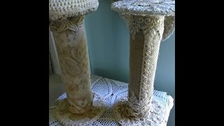 From Trash to Treasure Lace Spool Holder [upl. by Cockburn]