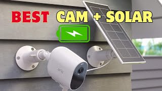 Best Solar Powered Home Security Cameras for 2024 Reviews  Protecting Homes Saving Energy [upl. by Savick]