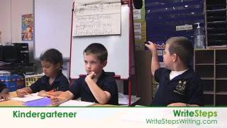 Kindergarten Common Core Writing from WriteSteps [upl. by Chiang]