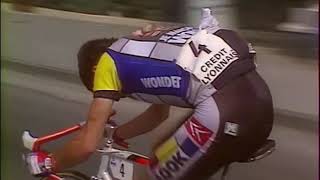 Tour 1986  16 ème étape  JeanFrançois Bernard vainqueur à Gap Un champion est né [upl. by Ahsinid]