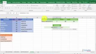 Cómo utilizar la funcion BDSUMA en excel [upl. by Coppins672]