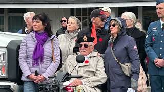 Remembrance Day 2024 in Bobcaygeon [upl. by Aniaj]