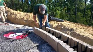 Installing Belgard Tandem Wall [upl. by Akihsay886]