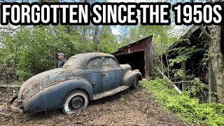 Saving A 1940 Chevy Coupe From A Collapsing Barn [upl. by Luapnaej]