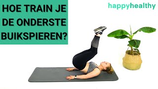 7 Oefeningen om je Onderste Buikspieren Trainen Lower Abs Workout [upl. by Morette]