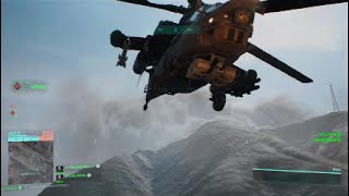 Battlefield 2042 Air Support with AH64 Apache Gunner on Arica Harbor UHD 4K [upl. by Ainsley]