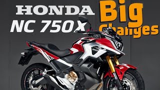 FIRST LOOK 🥳 OF HONDA NC750X 2025 A BIG CHANGE 🤯 honda [upl. by Ahsercal]